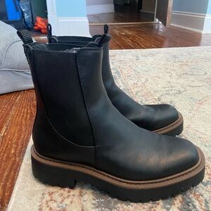 Sam Edelman black leather laguna boots